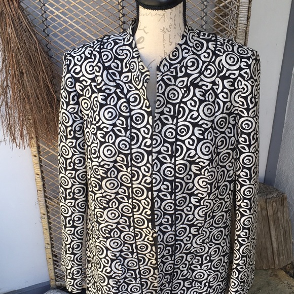 Sigrid Olsen Silk jacket=10 - Picture 2 of 8